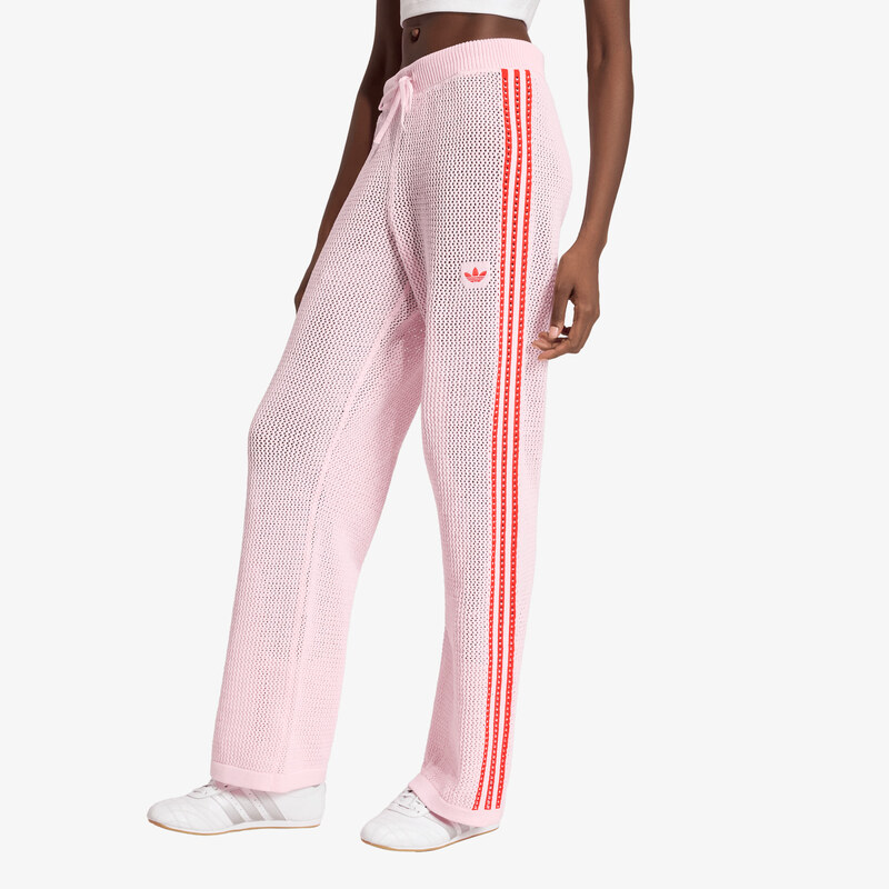 adidas Originals Tepláky adidas Crochet Track Pants Clear Pink/
