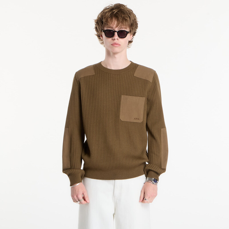 Svetr A.P.C. Pull Mallarme Olive M