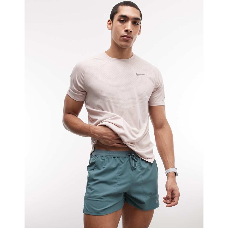 Nike Running Stride Dri-FIT 5inch lined shorts in grey