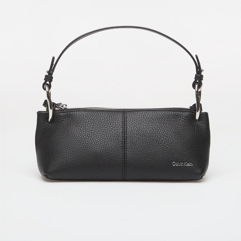 Kabelka Calvin Klein Slouchy Leather Small Conv Bag Black