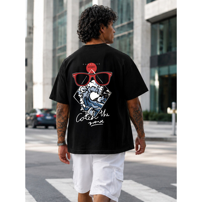 DStreet Oversized tričko s dlouhým rukávem