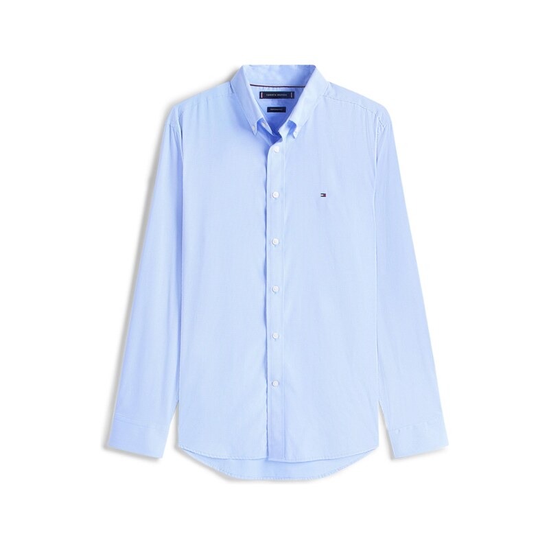 TOMMY HILFIGER Košile 'GINGHAM' světlemodrá / bílá