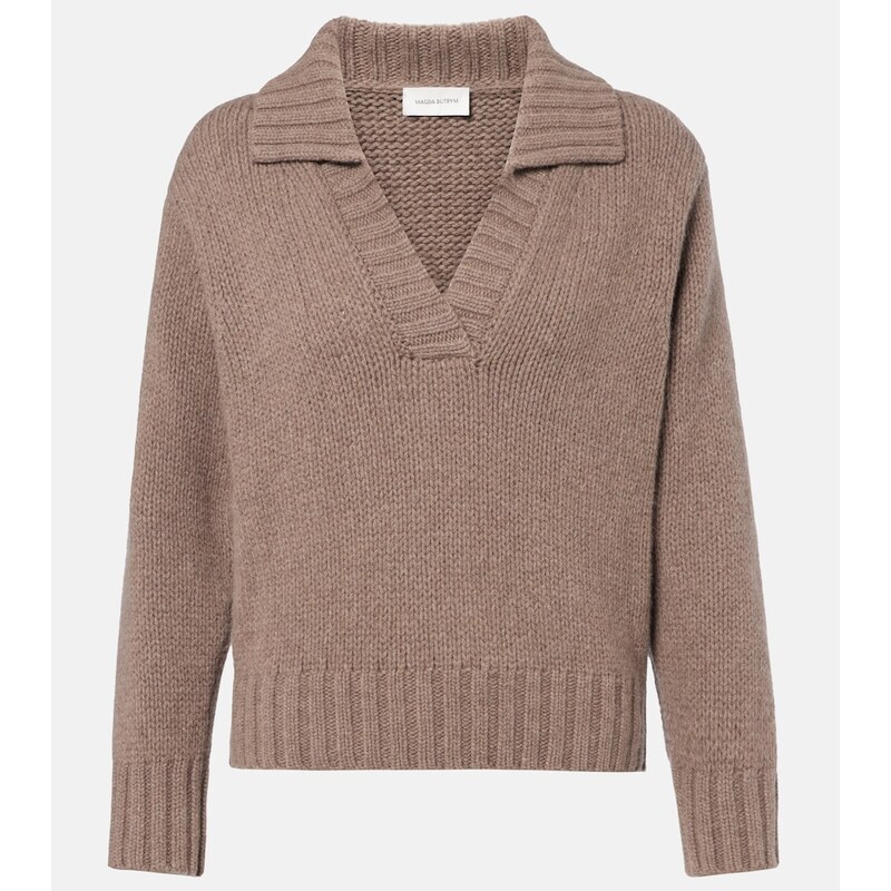 Magda Butrym Cashmere polo sweater