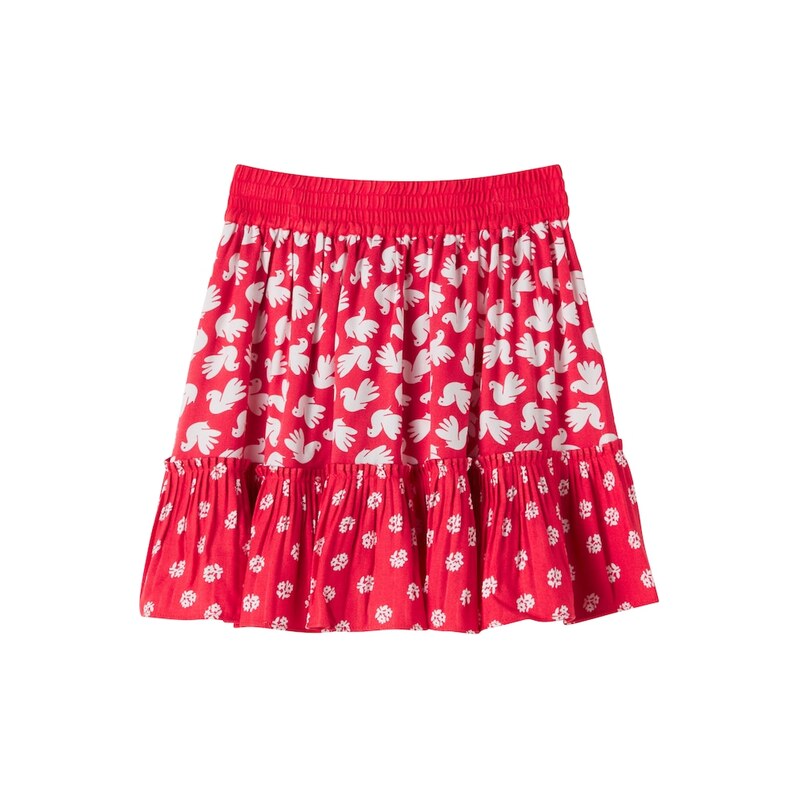 Stella McCartney Kids Printed ruffled skirt