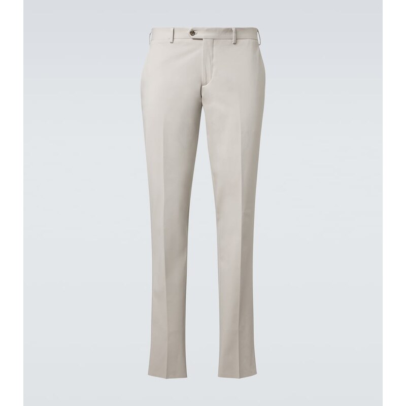Lardini Cotton-blend slim pants