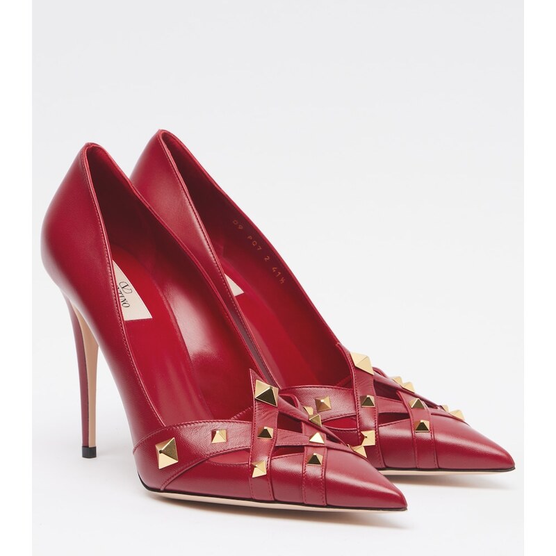 Valentino Garavani Studdy leather pumps