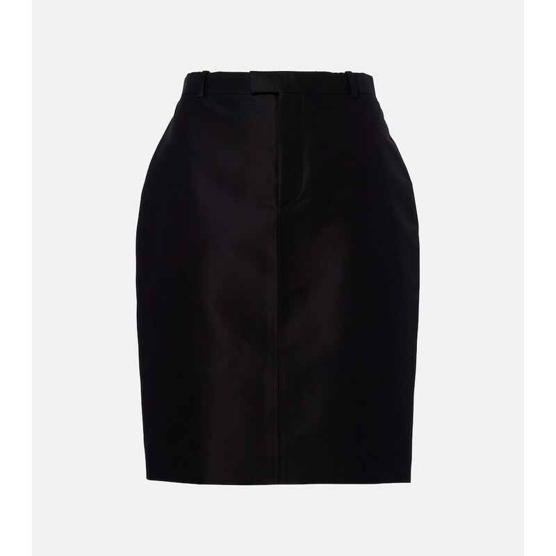 Gucci Silk miniskirt v černé barvě