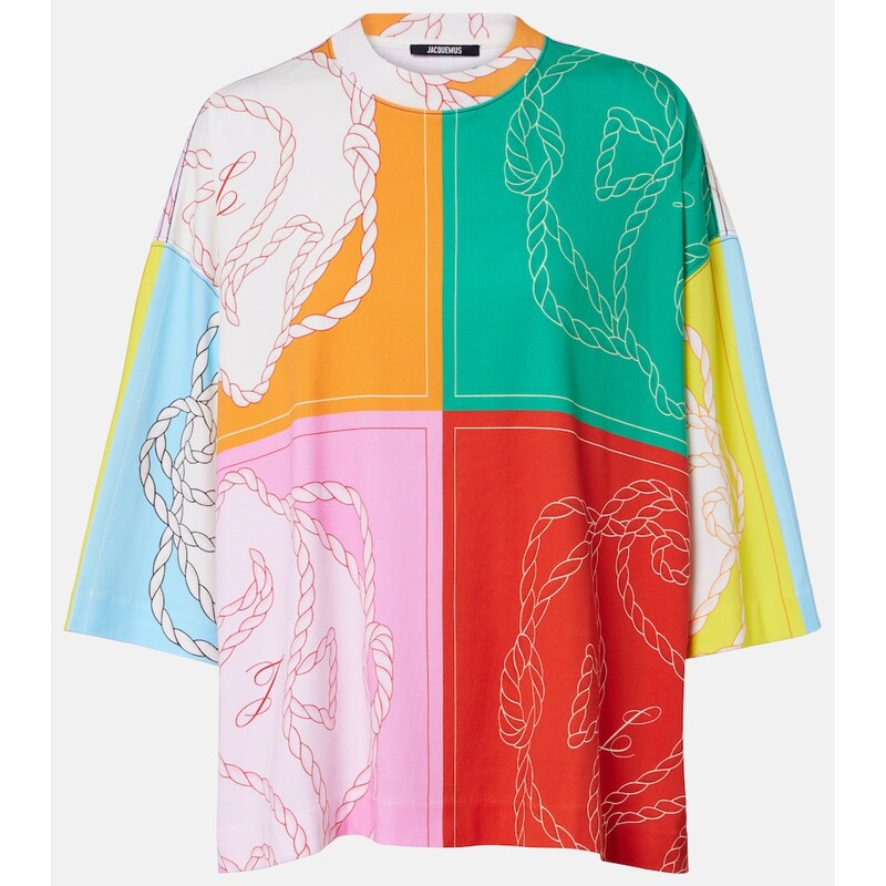Jacquemus Hippocampe printed cotton jersey T-shirt