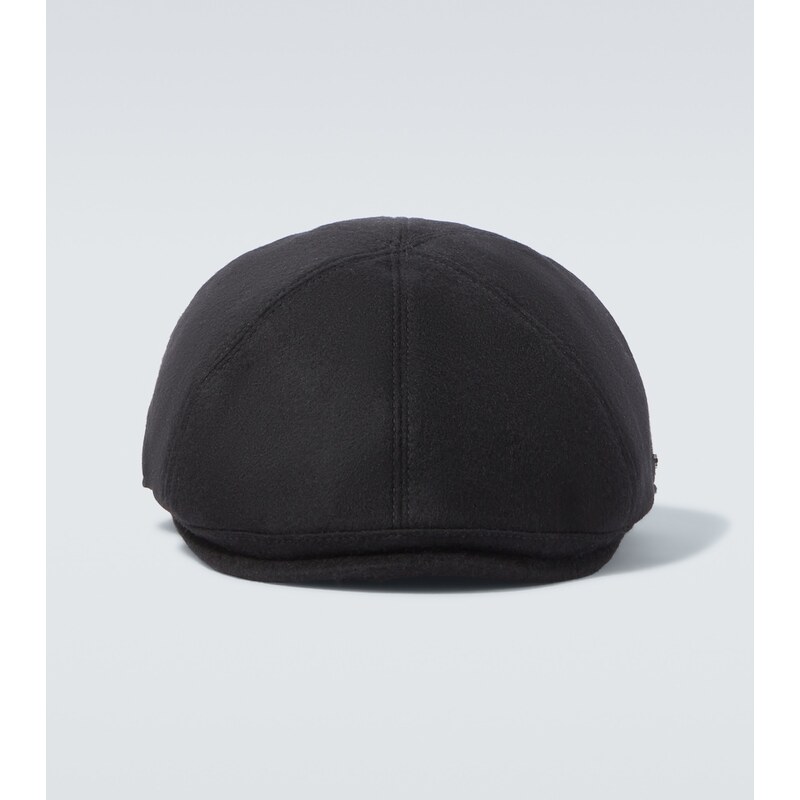 Kiton Cashmere newsboy cap
