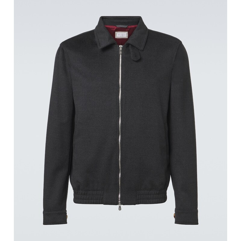 Brunello Cucinelli Virgin wool blouson jacket