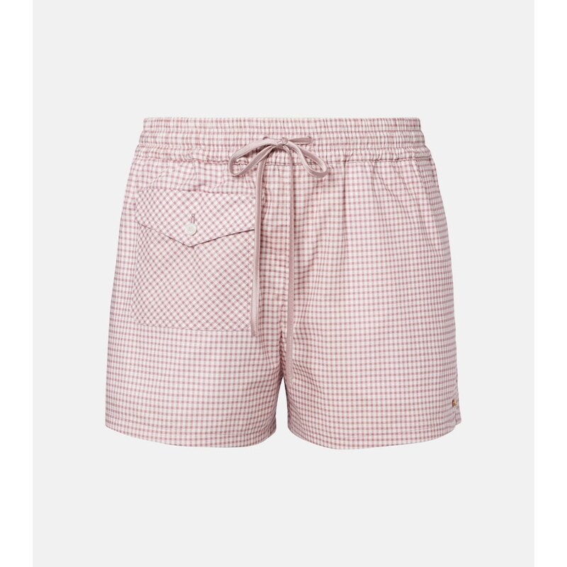 Valentino Gingham cotton shorts
