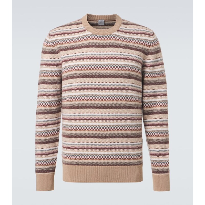 Eleventy Jacquard wool sweater