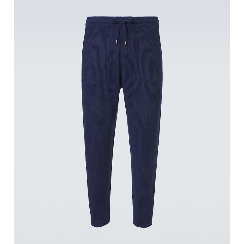 Brunello Cucinelli Ribbed-knit cashmere sweatpants