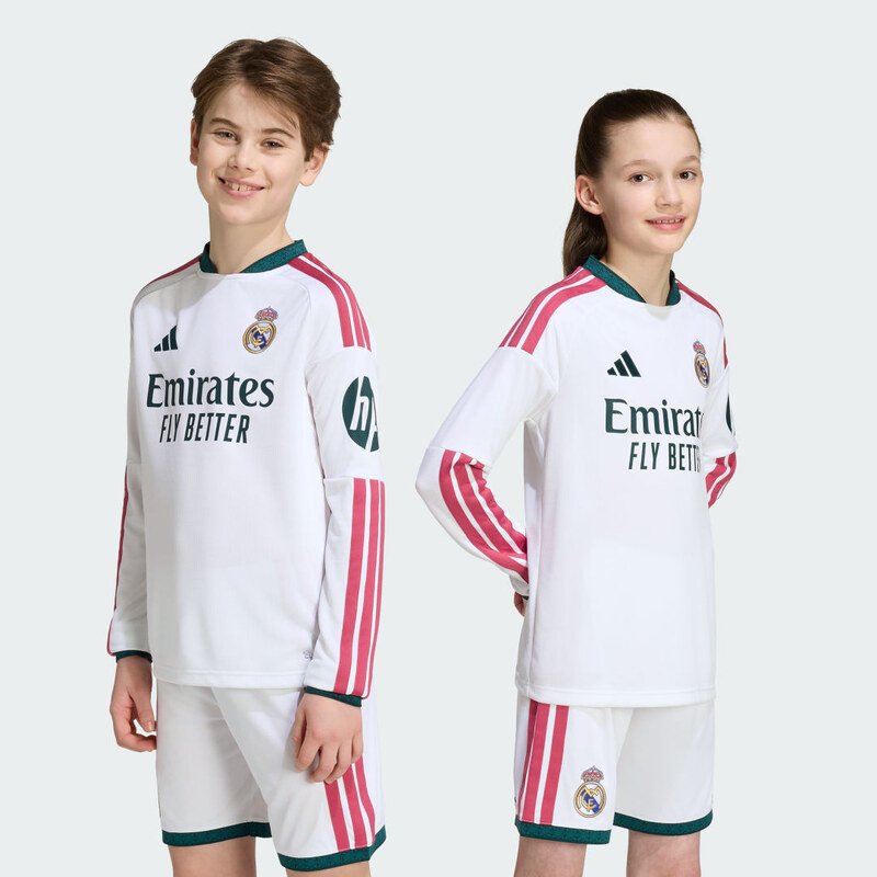 Adidas Dětský domácí dres s dlouhým rukávem Real Madrid 26/27