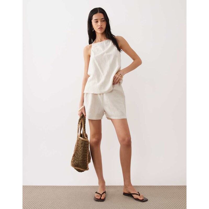 Esmee beach short in natural beige-Neutral