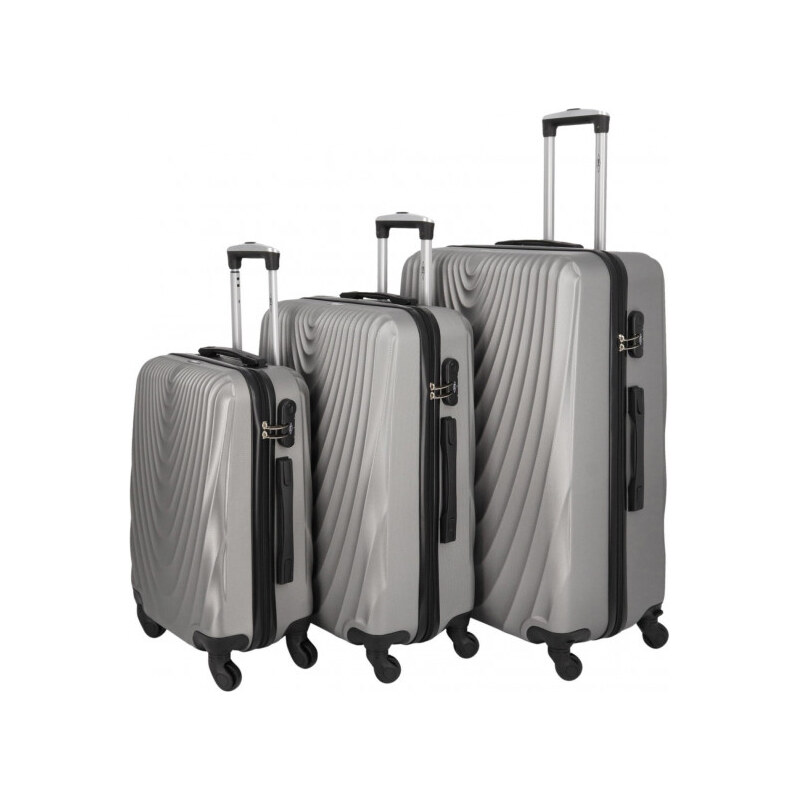 ORMI Sada cestovních kufrů Travel Grey, šedý