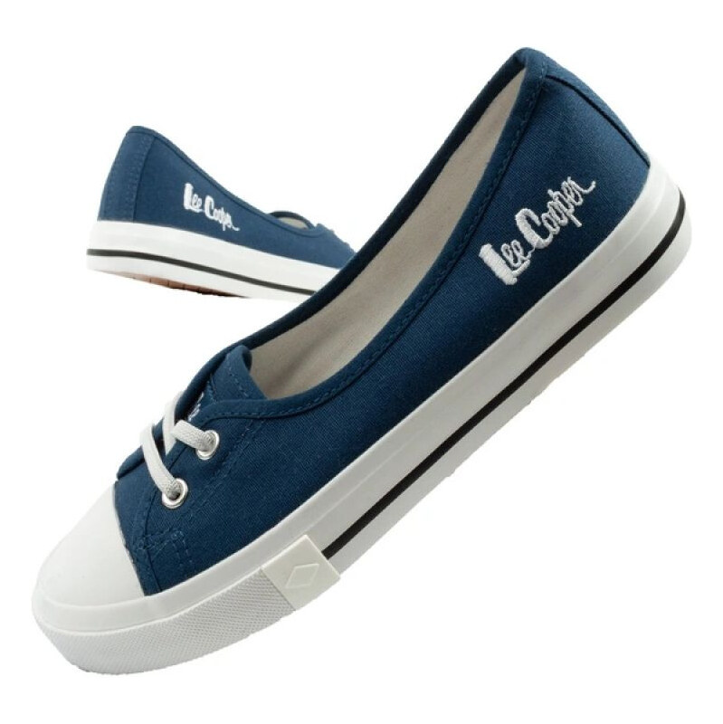Lee Cooper boty tenisky dámské sportovní modré slip-on ballerina