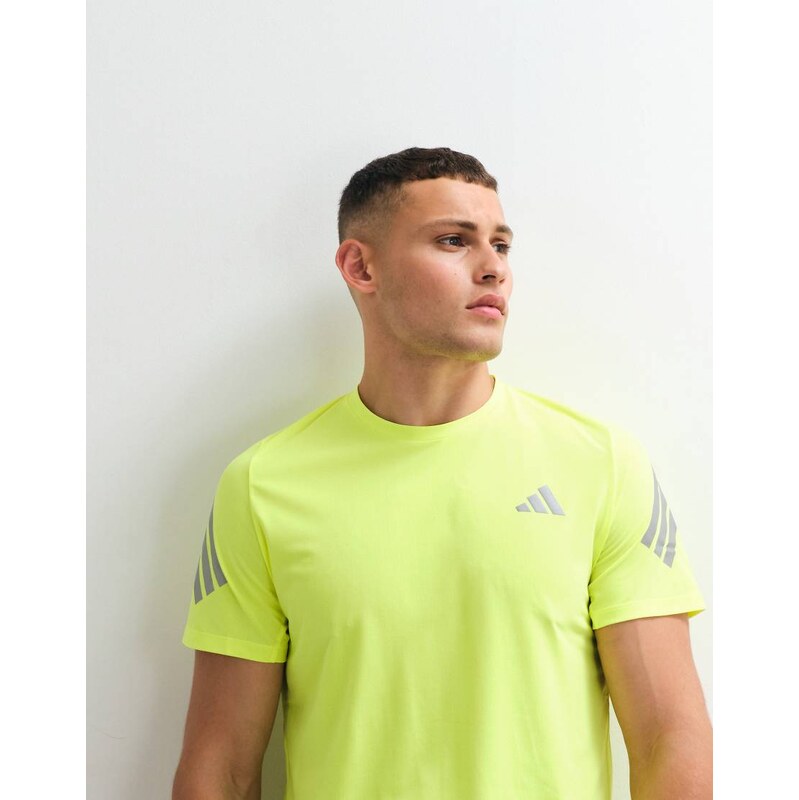 adidas performance adidas Running Adi365 t-shirt in yellow