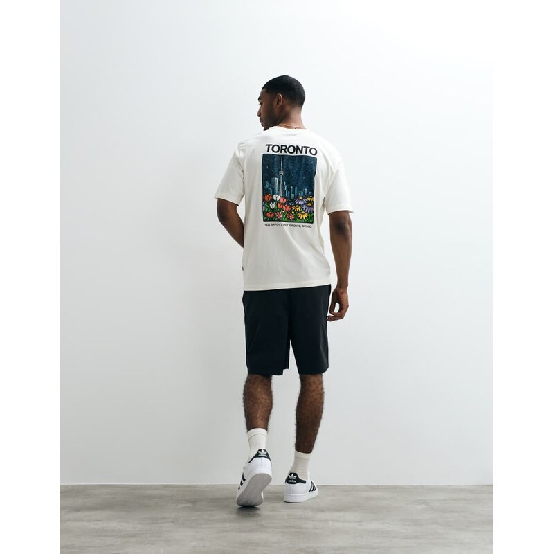 ONLY & SONS oversized fit t-shirt with Toronto back print in