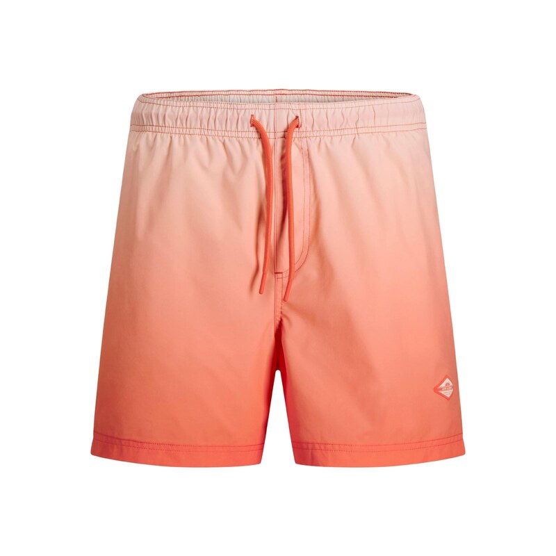 JACK & JONES Plavecké šortky JPSTMaui korálová / pastelově
