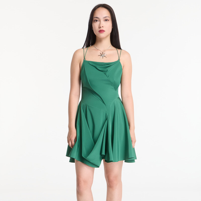 Šaty AllSaints Claire Mini Dress Apple Green 10