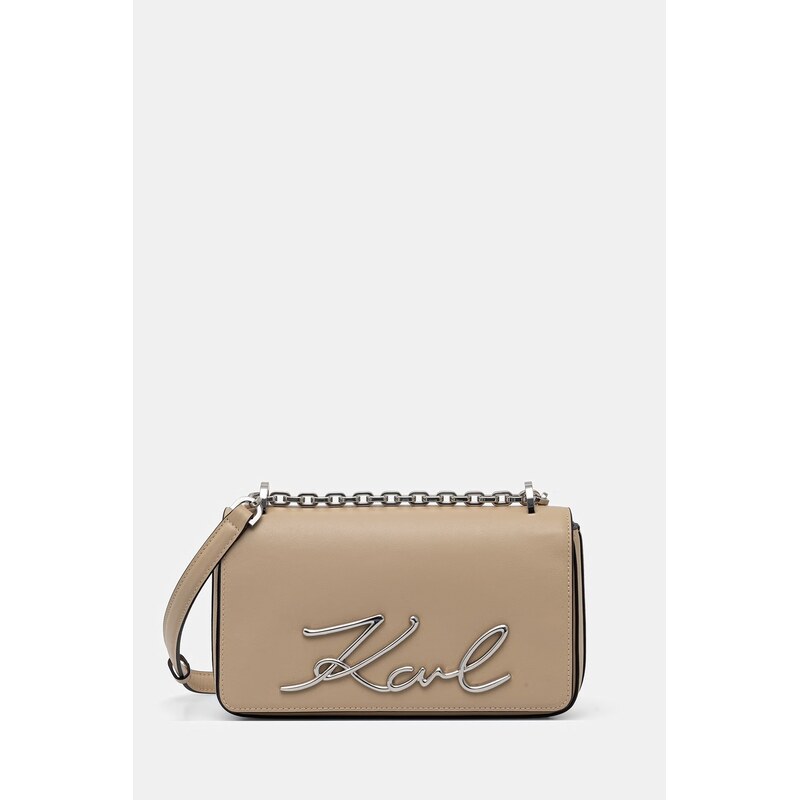 Karl Lagerfeld crossbody kabelka dámská kožená K/SIGNATURE