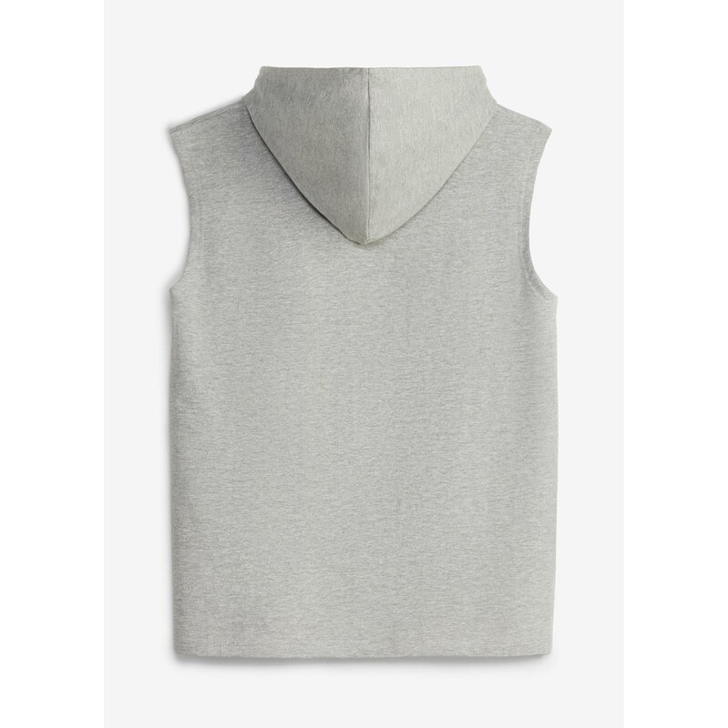 bonprix Mikina s kapucí a bez rukávů, střih Loose Fit, s