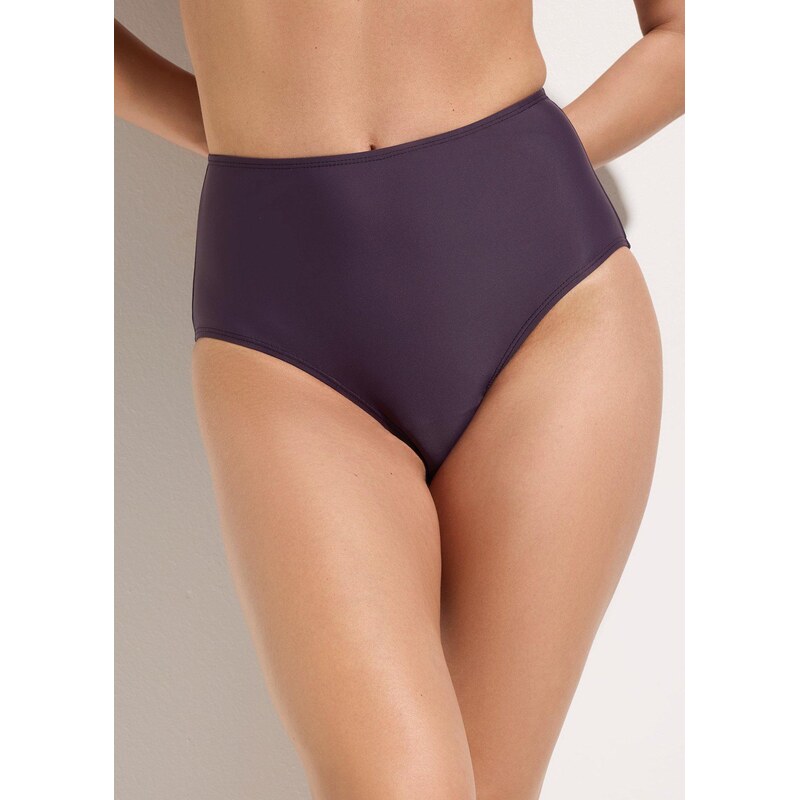 bonprix Bikinové kalhotky s vysokým pasem (2 ks v balení) modrá
