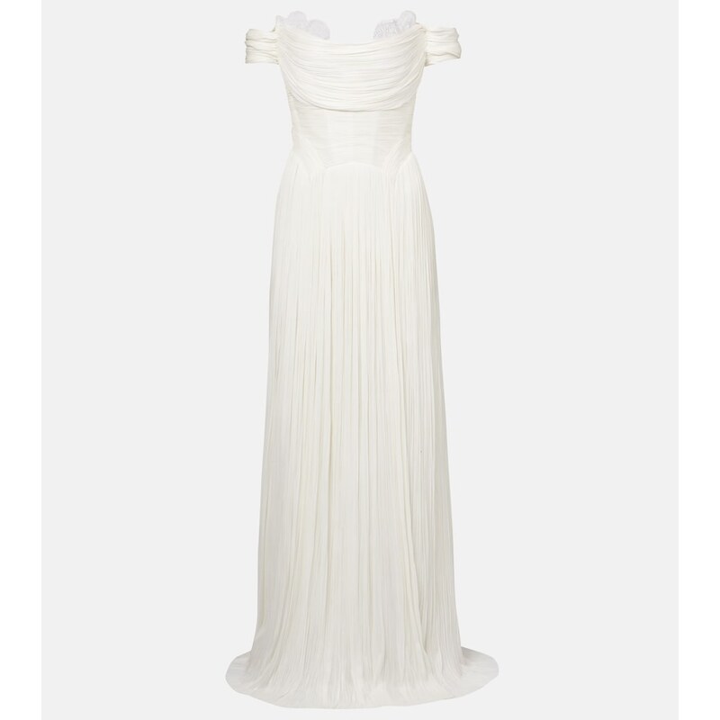 Maria Lucia Hohan Sharon off-shoulder silk gown