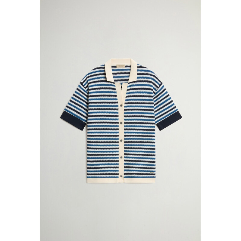 KOŠILE WOOLRICH STRIPED JERSEY SHIRT