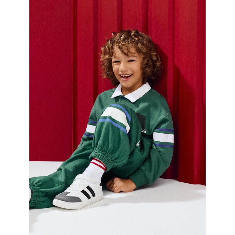 Sinsay - Oversize jogger tepláky - zelená