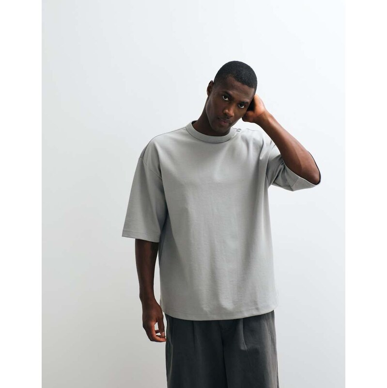 ASOS DESIGN breatheMAX heavyweight oversized half sleeve t-shirt