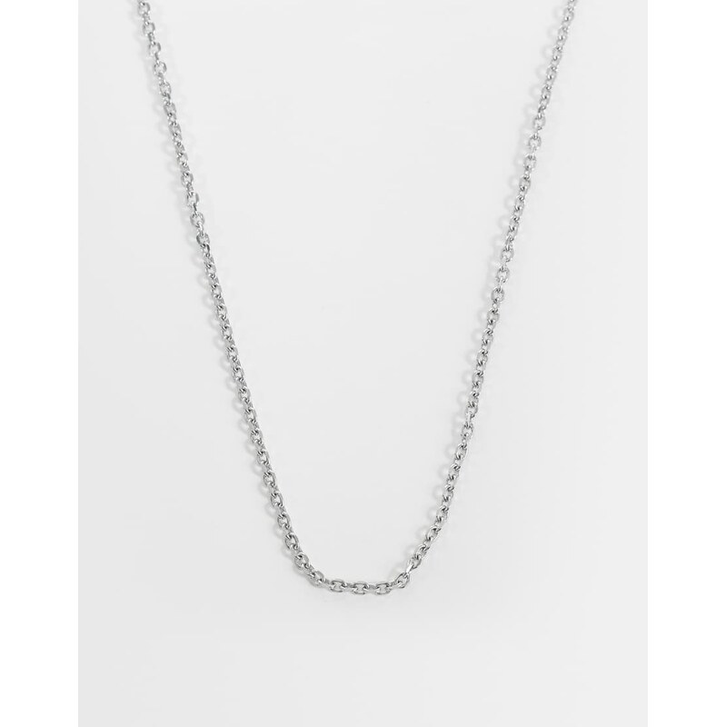 ASOS DESIGN waterproof stainless steel link chain necklace in