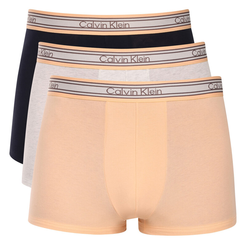 3PACK pánské boxerky Calvin Klein vícebarevné (NB4554-4T6)