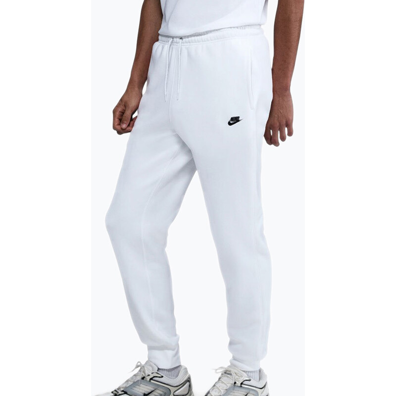Pánské kalhoty Nike Club Jogger white/white/black