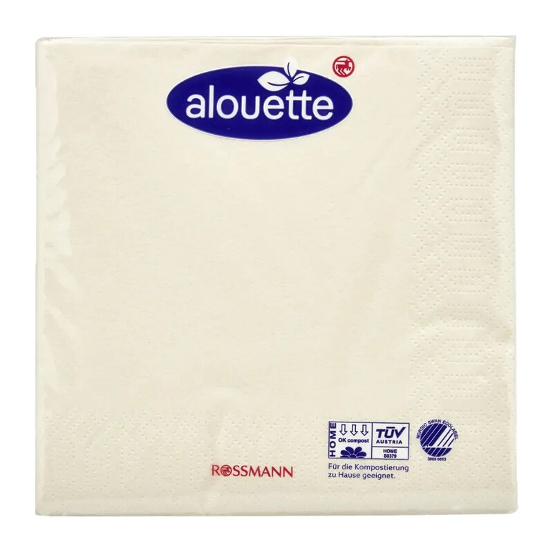 alouette Ubrousky 3vrstvé Champagne 30 ks