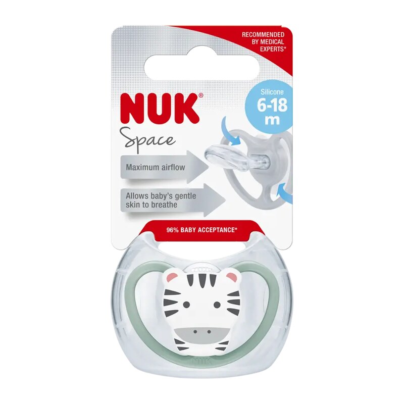 NUK Dudlík Space, různé druhy 6 - 18 měs.