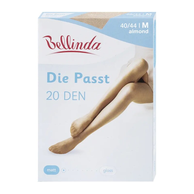 Bellinda Punčochové kalhoty Die Passt almond 20 DEN vel. M 40/44