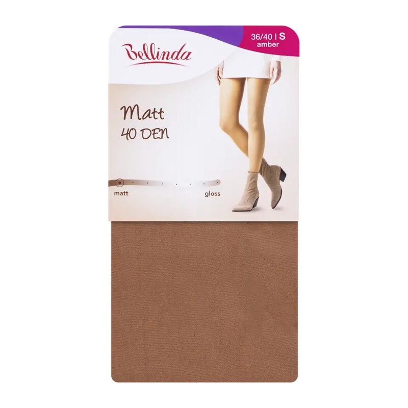 Bellinda Punčochové kalhoty Matt amber 40 DEN vel. S 36/40