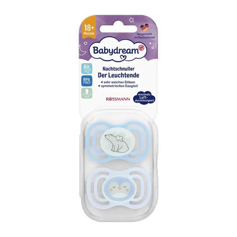 Babydream Silikonový dudlík od 18 měsíců velikost 3, různé druhy