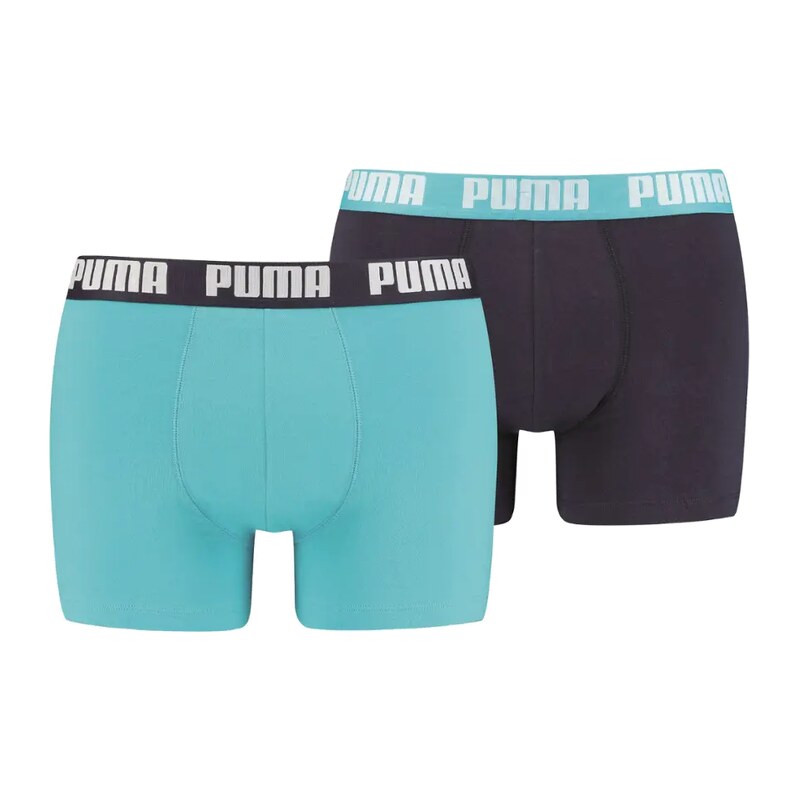 Puma Pánské boxerky Basic modré 2 ks