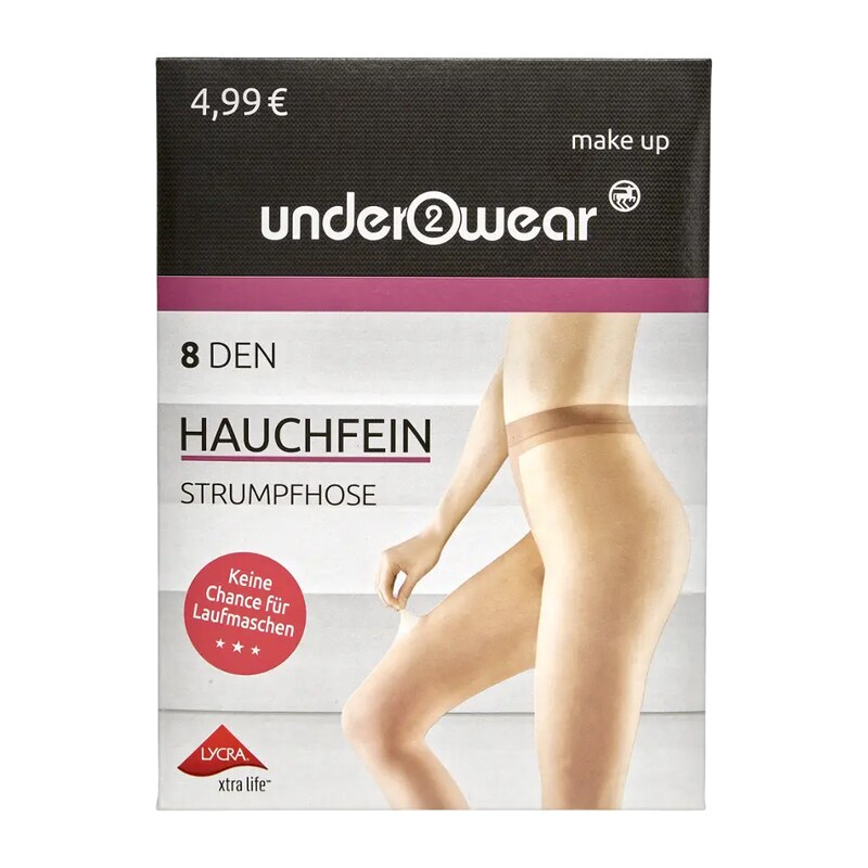 under2wear Letní punčochy tělové 8 DEN M