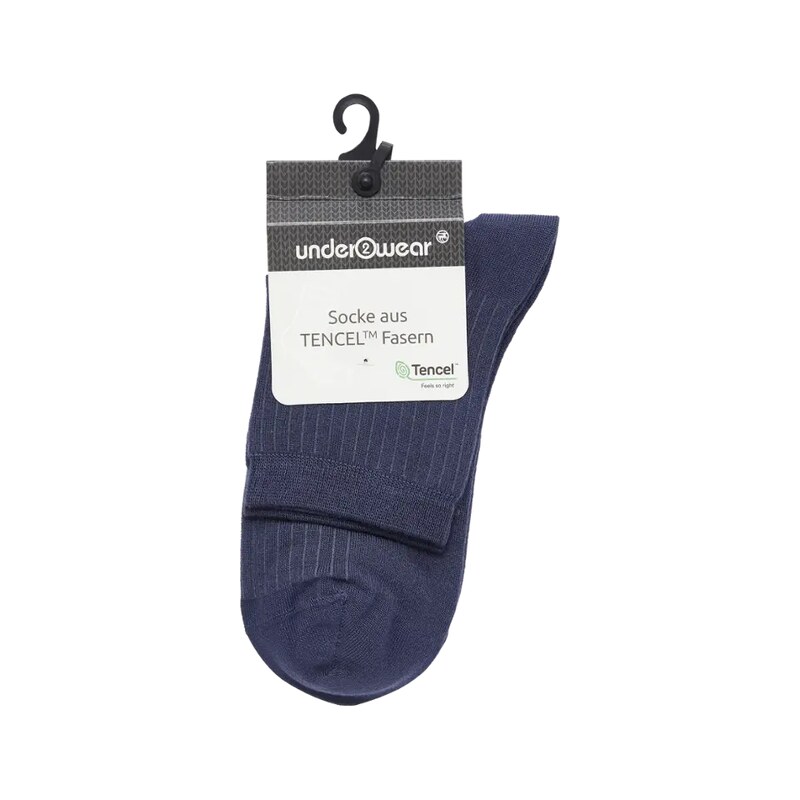 under2wear Ponožky TENCEL, modré 38/42