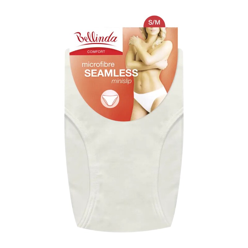 Bellinda Dámské bezešvé kalhotky Micro Seamless bílé S/M