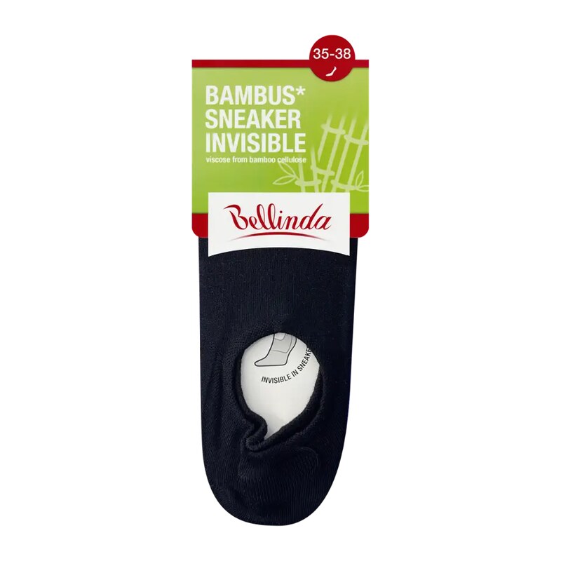 Bellinda Unisex ponožky Invisible černé 36/38