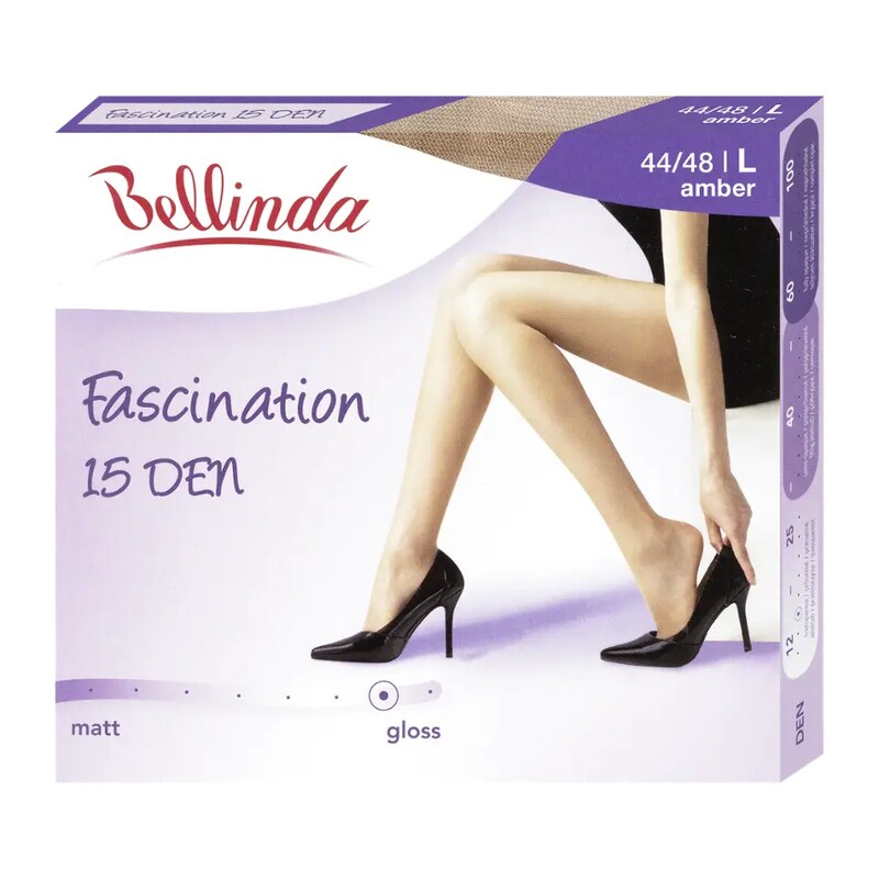 Bellinda Punčochové kalhoty Fascination amber 15 DEN