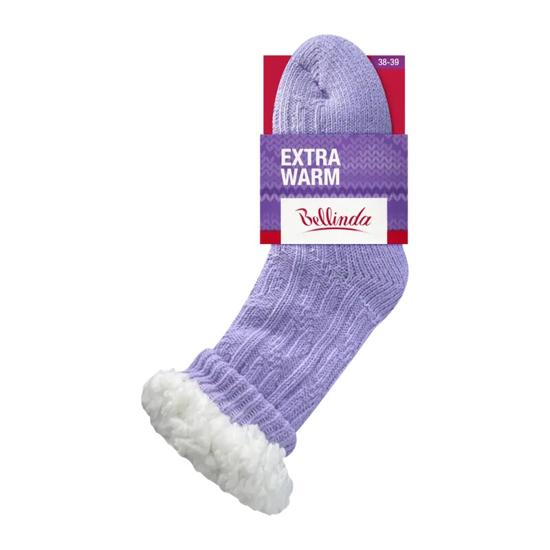 Bellinda Ponožky Extra Warm, fialové 38/39