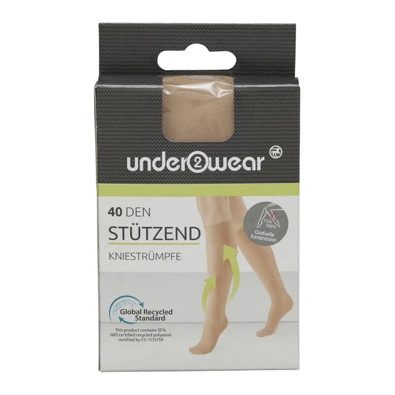 under2wear Podkolenky tělové 39/42