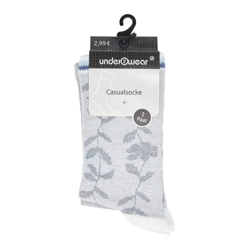 under2wear Ponožky dámské casual 2PACK 39/42 2 ks
