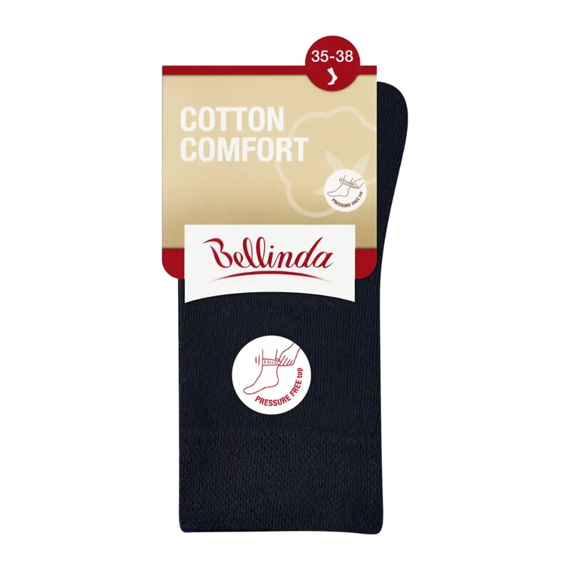Bellinda Dámské ponožky Cotton Comfort, černá 38